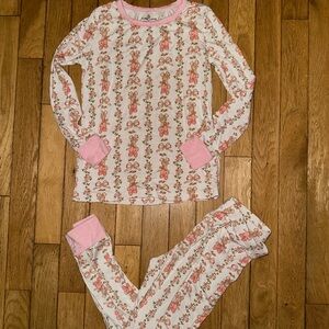Girl’s Caden Lane long sleeve pajama set bow